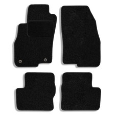 4-teiliges Velours Fußmatten Set für Fiat Punto Evo 2009 - 2012