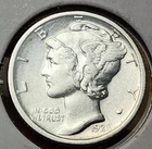 1928 D Mercury Dime, Better Date Condition Rarity, 90% Silver, Album Filler M28D