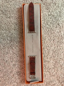 Hermes 42mm Circuit H Leather Strap