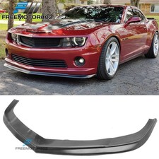 Fits 10-13 Chevy Camaro V8 Ss Zl1 Style Pu Front Bumper Lip Spoiler Splitter