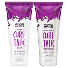 6 Fl Oz Natural Frizz Control Curl Defining Sculpting Gel Cream Set