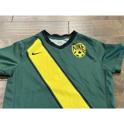 Nike Womens Green Dri-Fit Jamaica Ghana #12 Short Sleeve Jersey