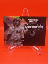 Fernando Tatis Jr 1/1 2022 Topps Generation Now Black Rare One Of One Card
