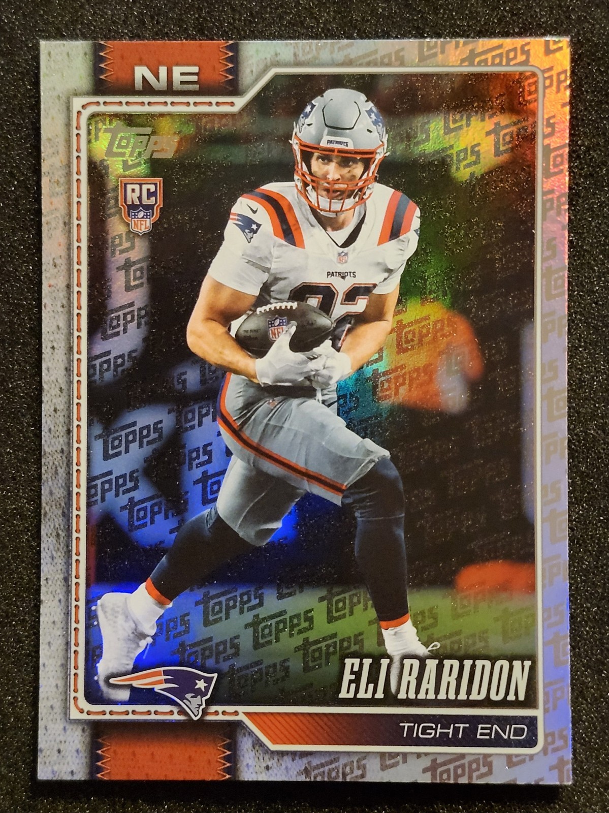 2026 Topps Flagship- Eli Raridon #369  Topps Logo Foilboard Patriots RC ROOKIE