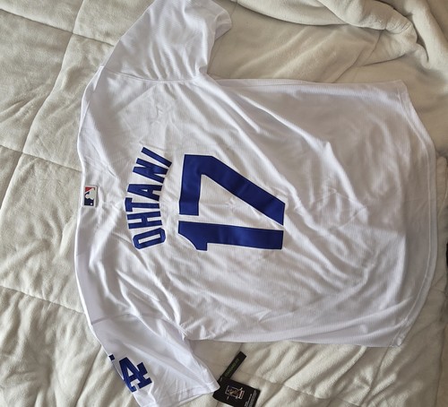 Nike Shohei Ohtani Los Angeles Dodgers Baseball Jersey NWT LARGE - Picture 3 of 8