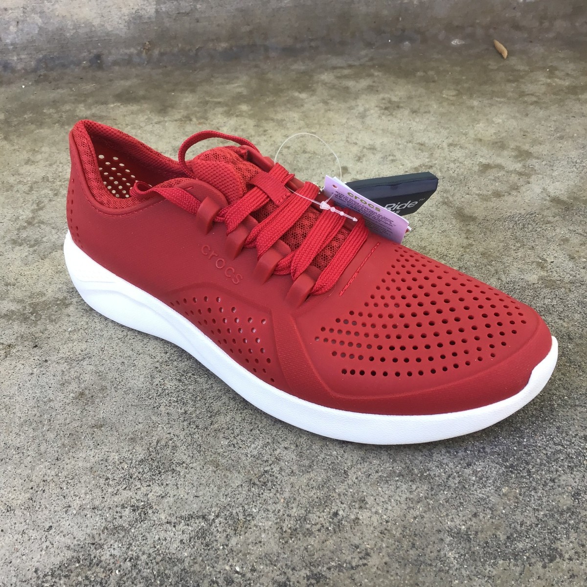 Crocs Literide Pacer Athletic‎ Shoes Neon Yellow Red Black Size M8 Authentic Crocs LiteRide Pacer – mStore.Kh | mTravel Store main image 3