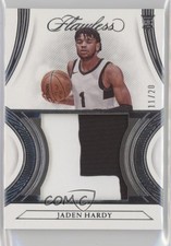 2022-23 Panini Flawless Collegiate Patch 11/20 Jaden Hardy #PA-10 Patch k5l