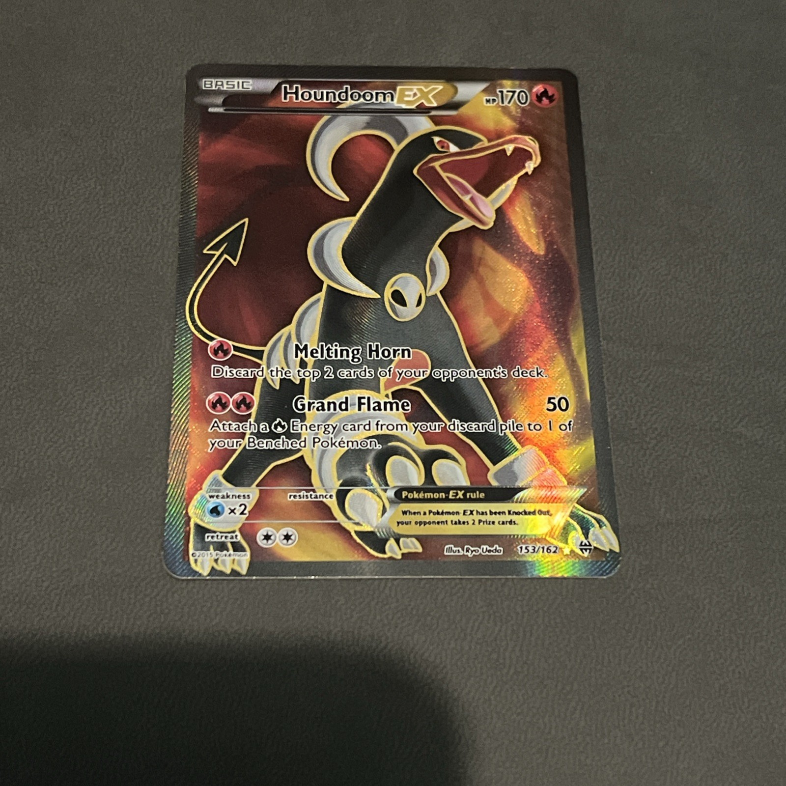 Houndoom EX (Full Art) 153/162 Breakthrough Holo NM