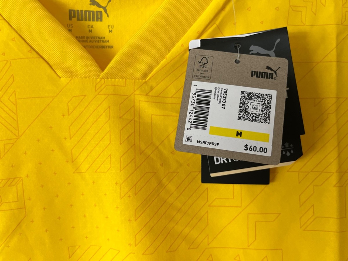 Mens PUMA Size Medium Dry Cell Ultraweave Slim Fit Team Cup Soccer