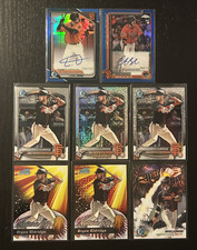 BRYCE Eldridge 2025 Bowman CHROME Refractor LISBEL Diaz 2024 AUTO Trenton BROOKS