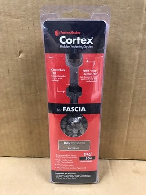 FastenMaster Cortex Hidden Fascia For Trex - 100 Fasteners - Rope Swing - 1.75''