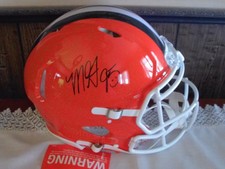 Myles Garrett Authentic SIGNED Full Size Helmet Cleveland Browns AUTHENTIC