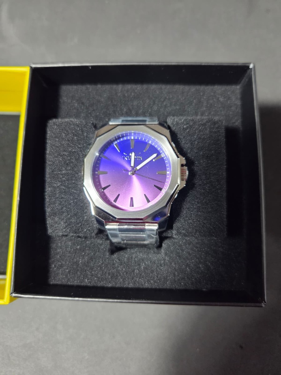 Invicta Speedway Men 50981 Watch Purple Dial Stainless Steel 42mm