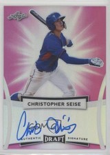 2017 Leaf Metal Draft Pink 4/10 Chris Seise Christopher Seise #BA-CS1 Auto a2v