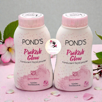 2x Pond's Pinkish Glow Angel Face Translucent Powder Gluta White &UV protect 50g
