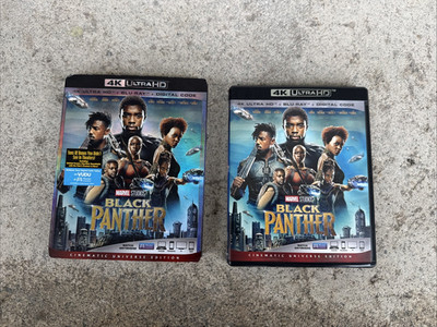 Black Panther 4K Ultra [Blu-ray] - Blu-ray By Chadwick Boseman - GOOD