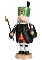RäUchermann Bergmann, 21 Cm Hoch, Original Erzgebirge Von Seiffener Volkskunst