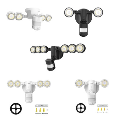 SANSI Motion Sensor Security Floodlight IP65 Waterproof Outdoor Wall Lamp USED