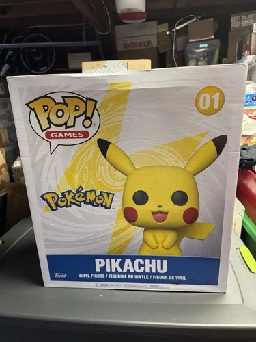 Funko Pop! Games: Pokémon - Pikachu #01 Mega 18 inch Vinyl Figure NRFB