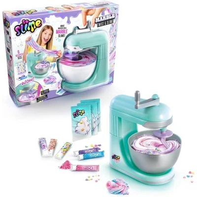 CANAL TOYS Marble Twist & Slime Schleim Maschine Schleim selber machen mit Farben Glitzer