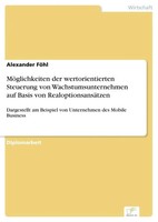 Alexander FöHl | MöGlichkeiten Der Wertorientierten Steuerung Von...