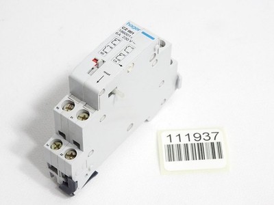 Hager CZ001 6A 230VAC 186001 Kontakt für FI-Schalter