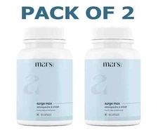 Mars by GHC Surge Max Contains Shilajit Ashwagandha Gokshura FreeShip 60Caps x 2