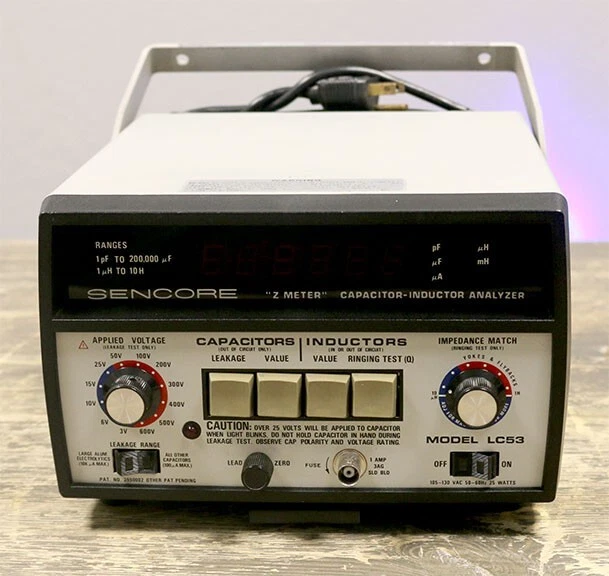 Sencore LC53 Z Meter Capacitor Capacitance Inductor Inductance Analyzer - Image 2 of 3
