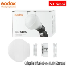 US Godox ML-CD15 Collapsible Diffuser Dome Kit Fr ML30 V1 V860III AD200 AD400PRO