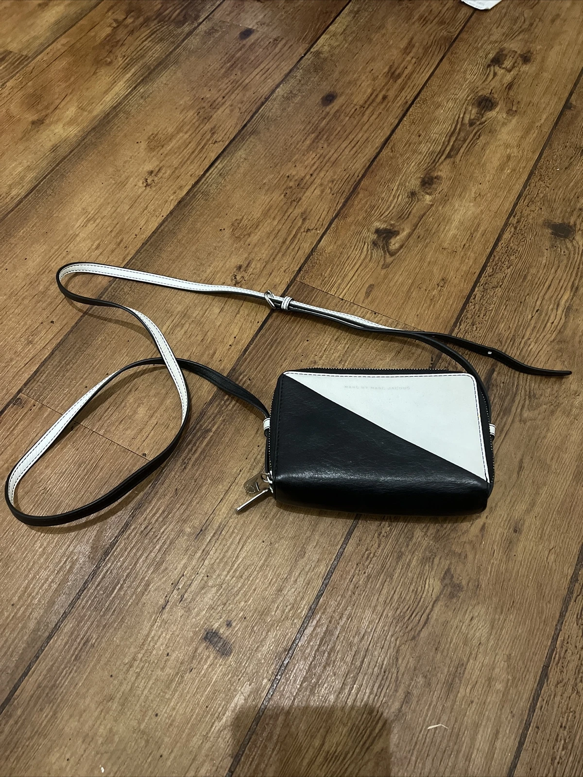MARC JACOBS PURSE HAND BAG BLACK & WHITE RRP £225