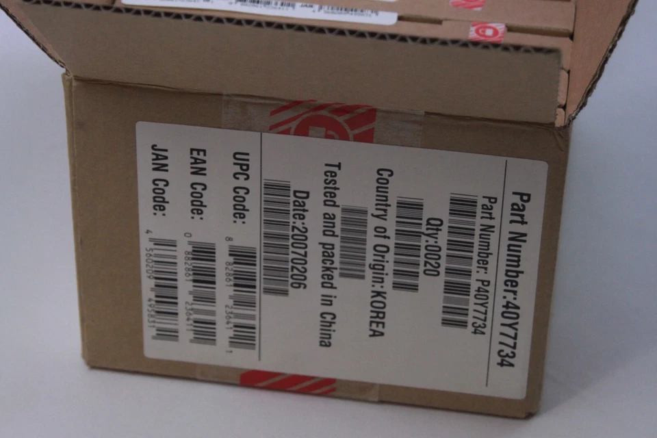 20X Lenovo PC2-5300 1 GB SO-DIMM 667 MHz DDR2 SDRAM Laptop Memory (40Y7734) NEW - Image 2 of 3