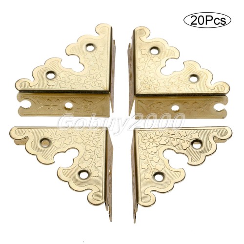 Classical Corner Decorative Protectors Jewelry Box Desk Table W/screws 4/20pcs - Picture 25 of 32