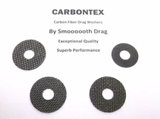 DAIWA REEL PART Accudepth Plus 27LCB - (4) Smooth Drag Carbontex Washers #SDD106