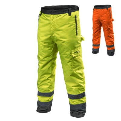 NEO Pantaloni termici professionali ad alta visibilità pantaloni di sicurezza pantaloni ad alta visibilità EN 20471 S-XXXL