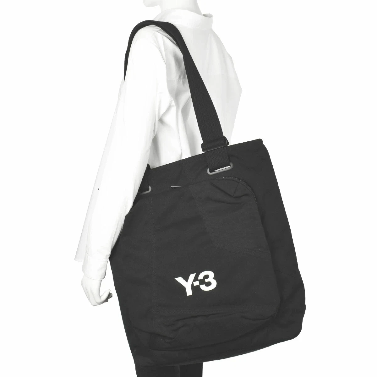 Y-3 Tote Bag Shoulder Bag Yohji Yamamoto Adidas Black H63100 Y-3