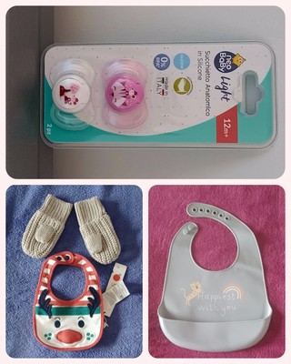 Manhattan toy Bambola Wee Baby Stella Pesca con Ciuccio Magnetico ed Abito - 30 cm Small bambina