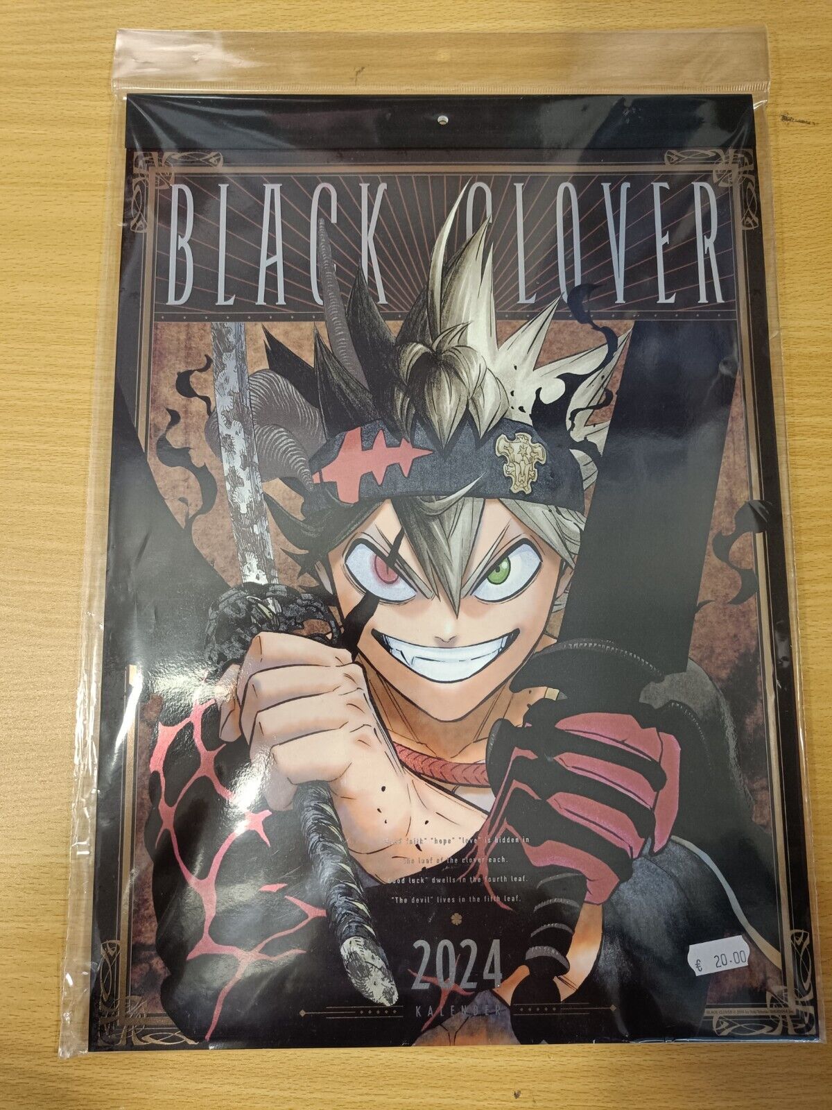 Black Clover - Square - Calendarios de pared 2024