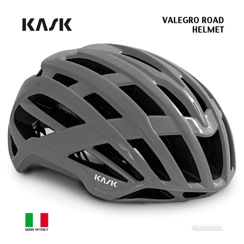 Kask VALEGRO Road Cycling Helmet : GLOSS ASH GREY