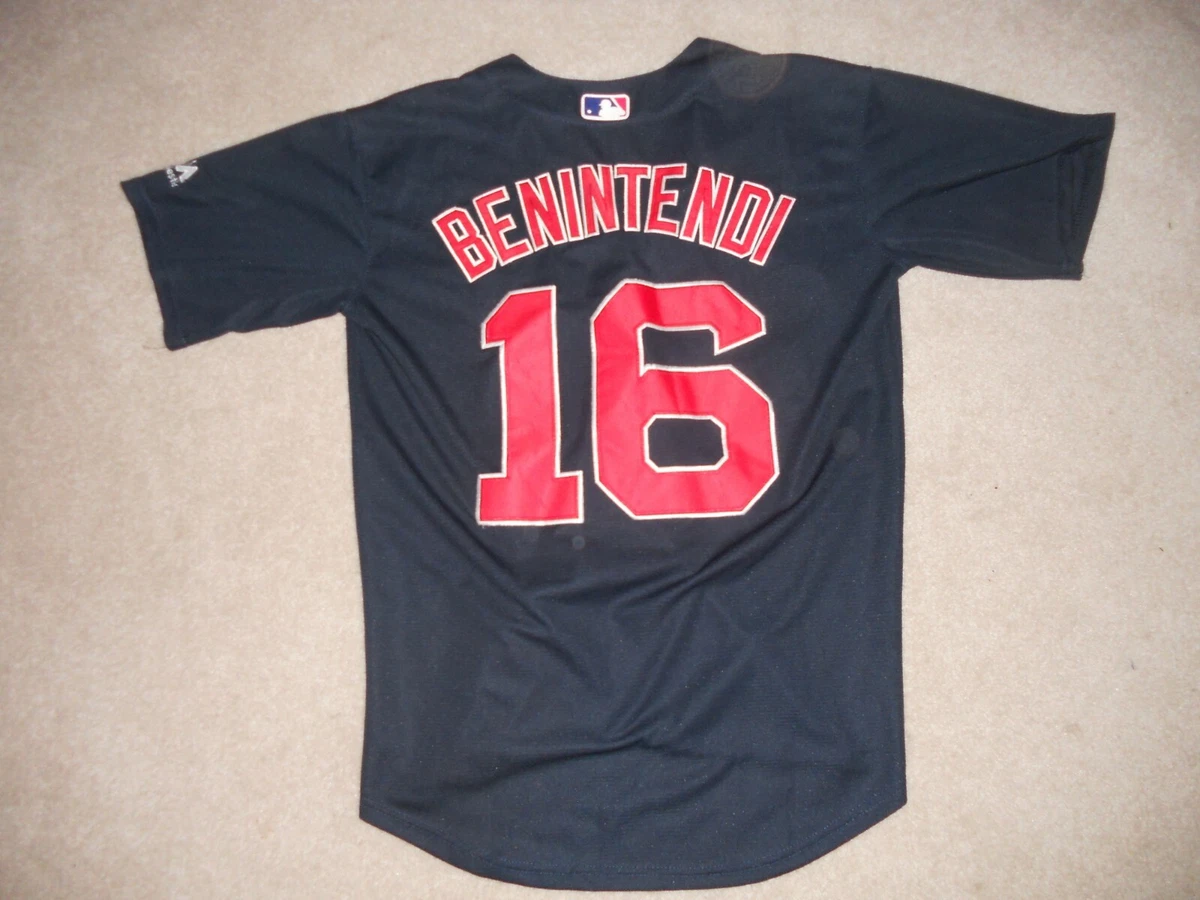 Boston Red Sox Jersey #16 Andrew Benintendi Majestic Cool Base Warm up BP  Sewn M