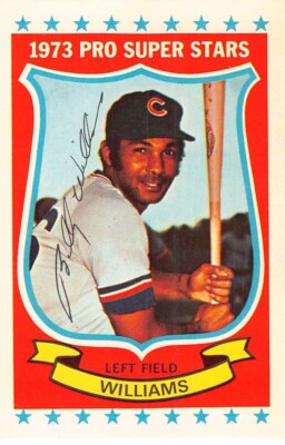 1973 Pro Super Stars Baseball Billy Williams #10 NM/MT CHICAGO CUBS