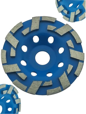 Profi Diamant Schleiftopf Ø 125mm Schleifteller Topfscheibe Granit, Estrich Blau