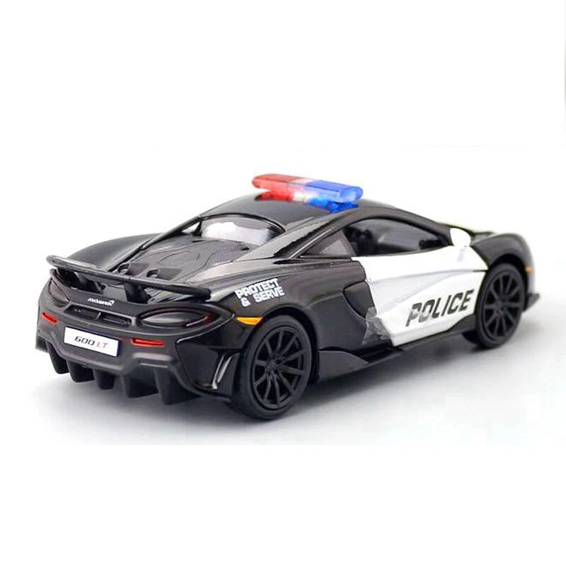 1:32 McLaren 600LT Police Car Model Diecast Toy Cars Toys for Boys Kids Gifts - Image 3 of 4