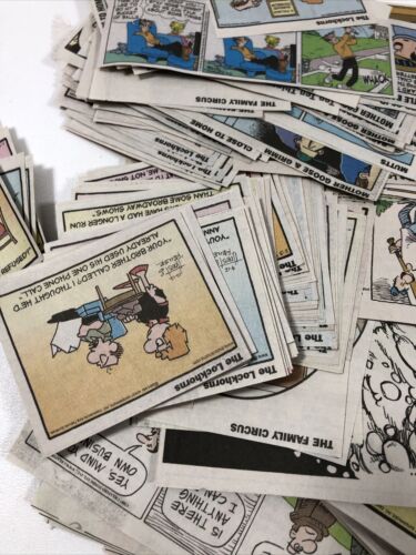 Massive Lot of Newspaper Color And Black White Comic Strip Clippings - 100s - Picture 4 of 24