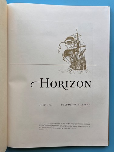 HORIZON "A Magazine of the Arts" - Hardcover Quarterly 1958-1977 - 64 Variations - Picture 57 of 206