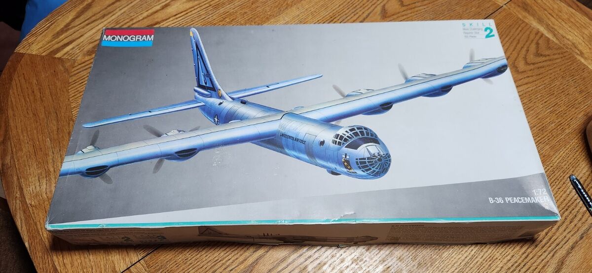 Monogram 5703 1:72 B-36 Peacemaker Model Kit for sale online Monogram 5703 1:72 B-36 Peacemaker Model Kit for sale online