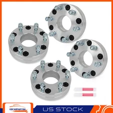 (4) 2" 5x4.5 to 6x5.5 Wheel Adapters 12x1.5 For Toyota Tacoma 5 Lug to 6 Lug Rim