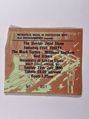 Five Thirty Konzert Ticket Milltowne -- Brothers The Sunday Gelenk Show 29 Juli