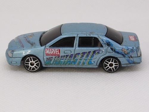 2002 Maisto Marvel Series #1 Mr. Fantastic Cadillac DeVille DTS Diecast Car - Picture 2 of 7