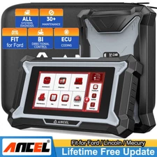 ANCEL Fit for Ford/Lincoln Bidirectional OBD2 Scanner Diagnostic Tool ECU Coding