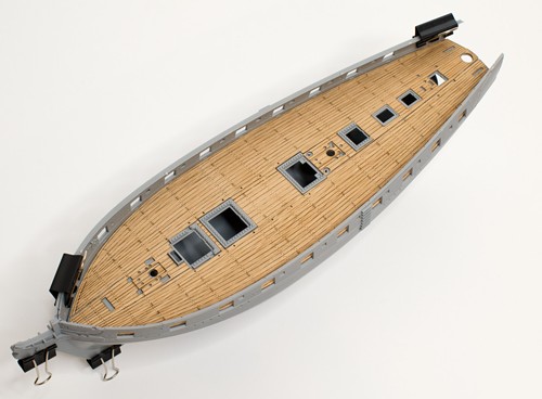 Zvezda Mercury 1:100 - Oak Wooden Deck - Picture 4 of 11